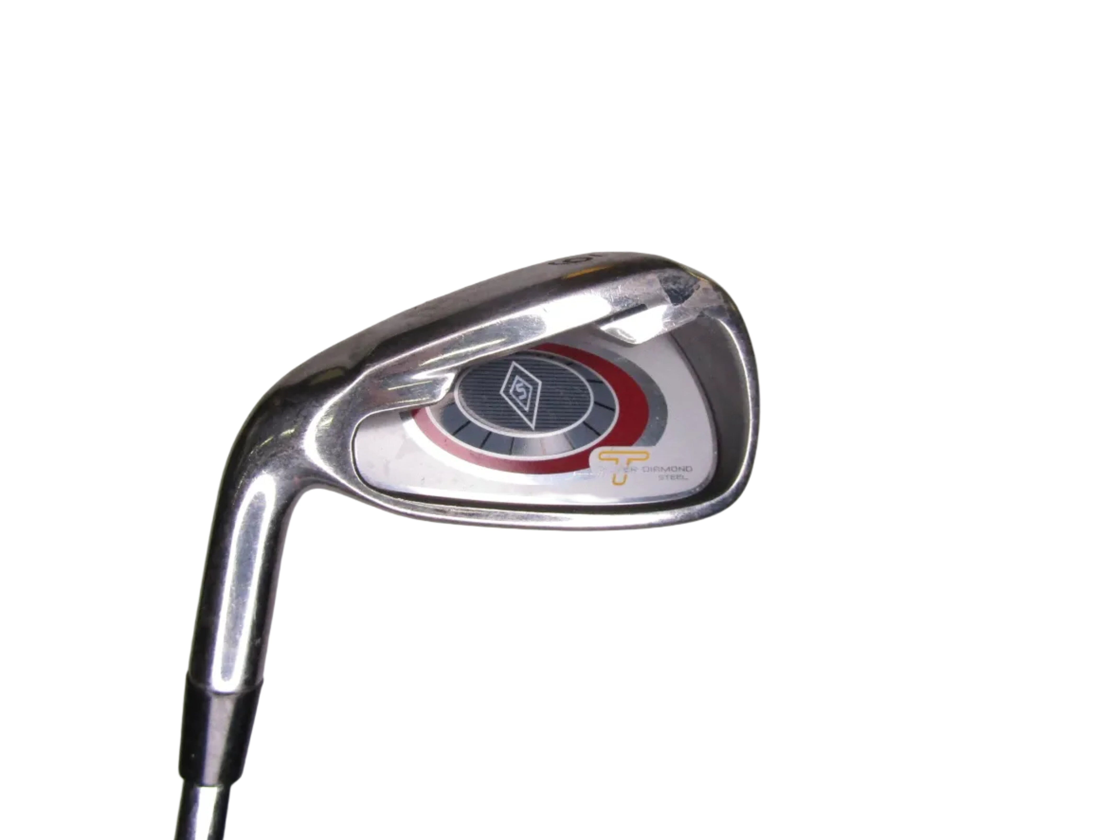Silver Diamond #6 Iron Regular Flex Steel Men's Left Pre-Owned Irons Silver Diamond 