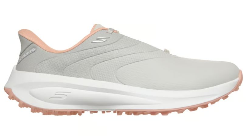 Skechers Flow Spikeless Womens Golf Shoe Gray/Pink 123153 Women's Golf Shoes Skechers 