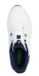 Skechers Go Golf Elite Vortex Men's Golf Shoes 214139 White/Navy Spiked Golf Shoes Skechers 