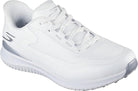 Skechers Go Golf Flight 123131 Spikeless Womens Golf Shoes White/Silver Spikeless Golf Shoe Skechers 6 Wide Women's