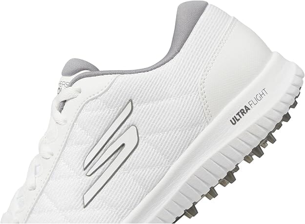 Skechers GO GOLF Max - Fairway 4 Women's Spikeless Golf Shoes White/Gray Spikeless Golf Shoe Skechers 