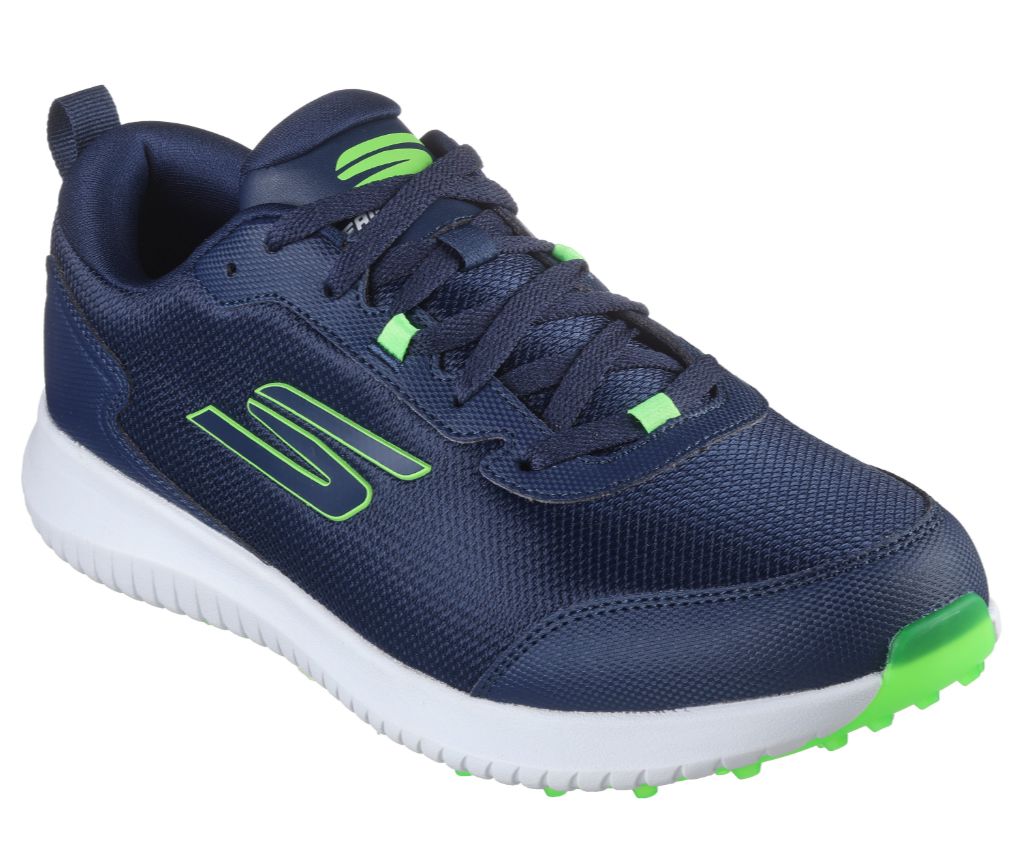 Skechers Go Max Fairway 4 Men's Golf Shoes 214081 Navy/Lime Spikeless Golf Shoe Skechers 9 Medium Navy