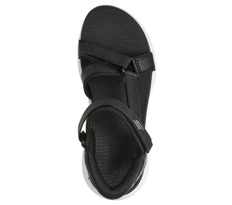 Skechers Slip-Ins Golf Sandal 123160 Black/White Women's Golf Shoes Skechers 