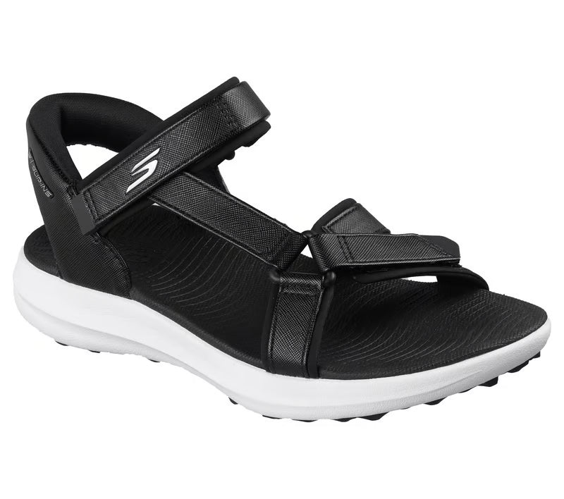 Skechers Slip-Ins Golf Sandal 123160 Black/White Women's Golf Shoes Skechers 8 Medium 