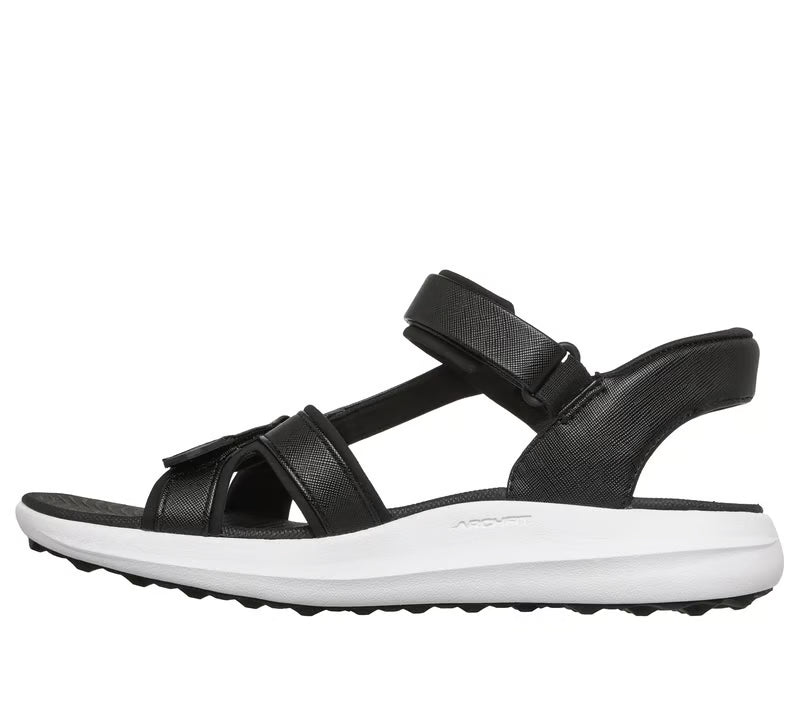 Skechers Slip-Ins Golf Sandal 123160 Black/White Women's Golf Shoes Skechers 