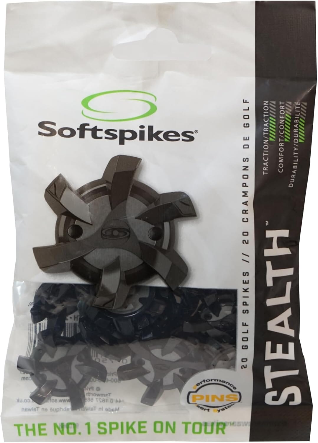 Softspikes Stealth Golf Cleats Golf Shoe Spikes SoftSpikes PINS 