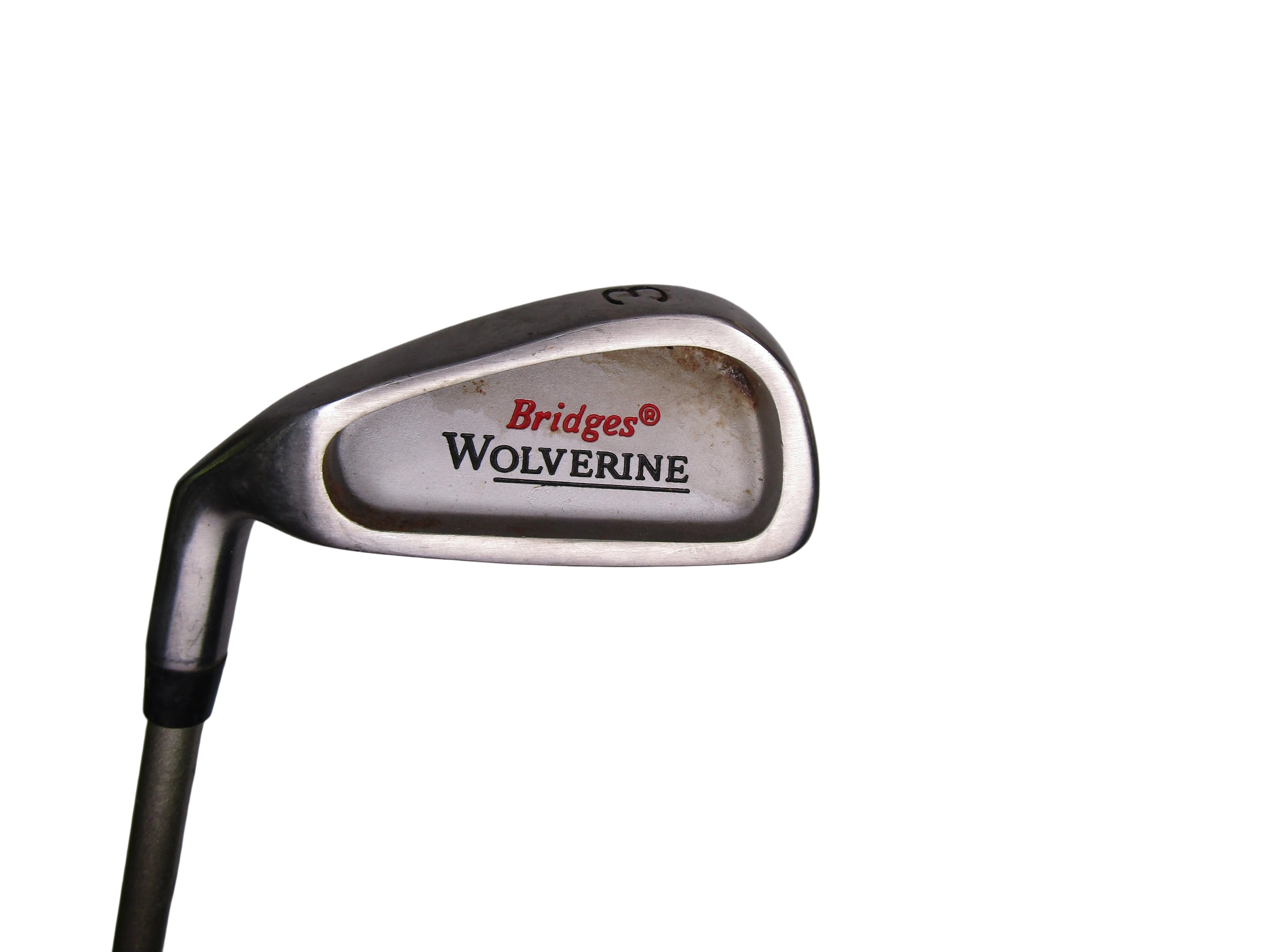 Spalding Bridges Wolverine #3 Iron Women's Flex Graphite Ladies Left Women's Pre-Owned Irons Spalding 