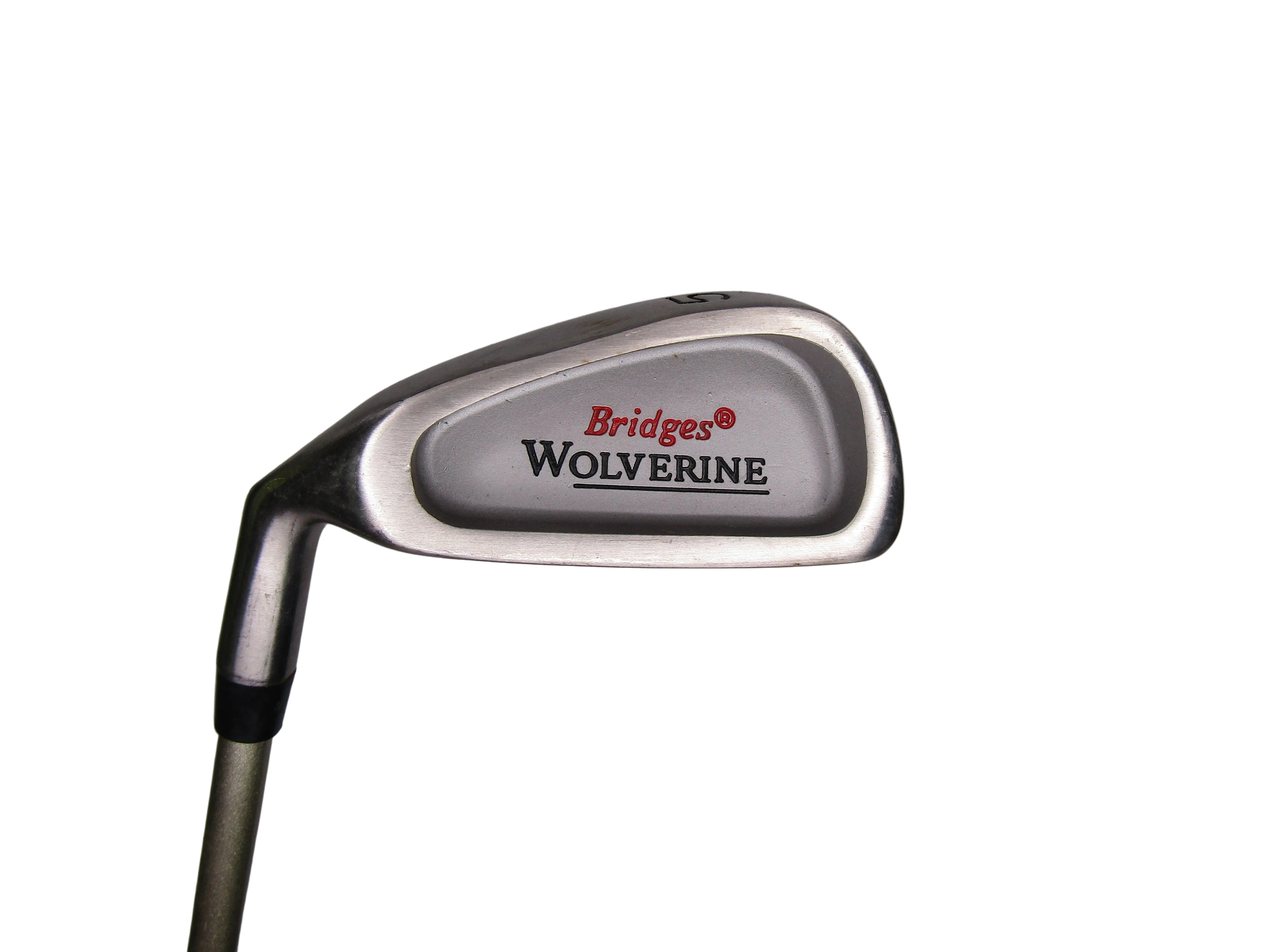 Spalding Bridges Wolverine #5 Iron Women's Flex Graphite Ladies Left Women's Pre-Owned Irons Spalding 