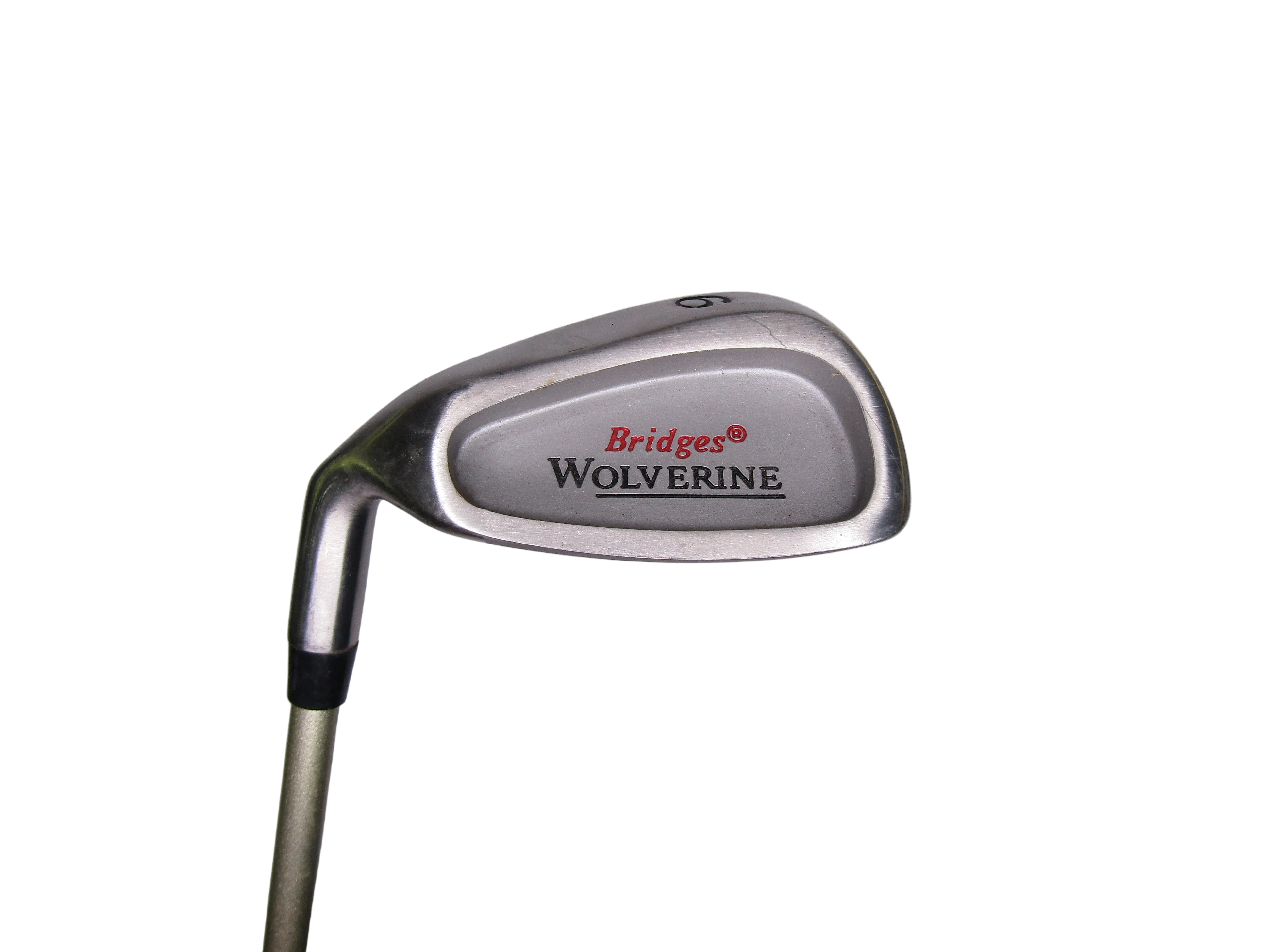 Spalding Bridges Wolverine #9 Iron Women's Flex Graphite Ladies Left Women's Pre-Owned Irons Spalding 