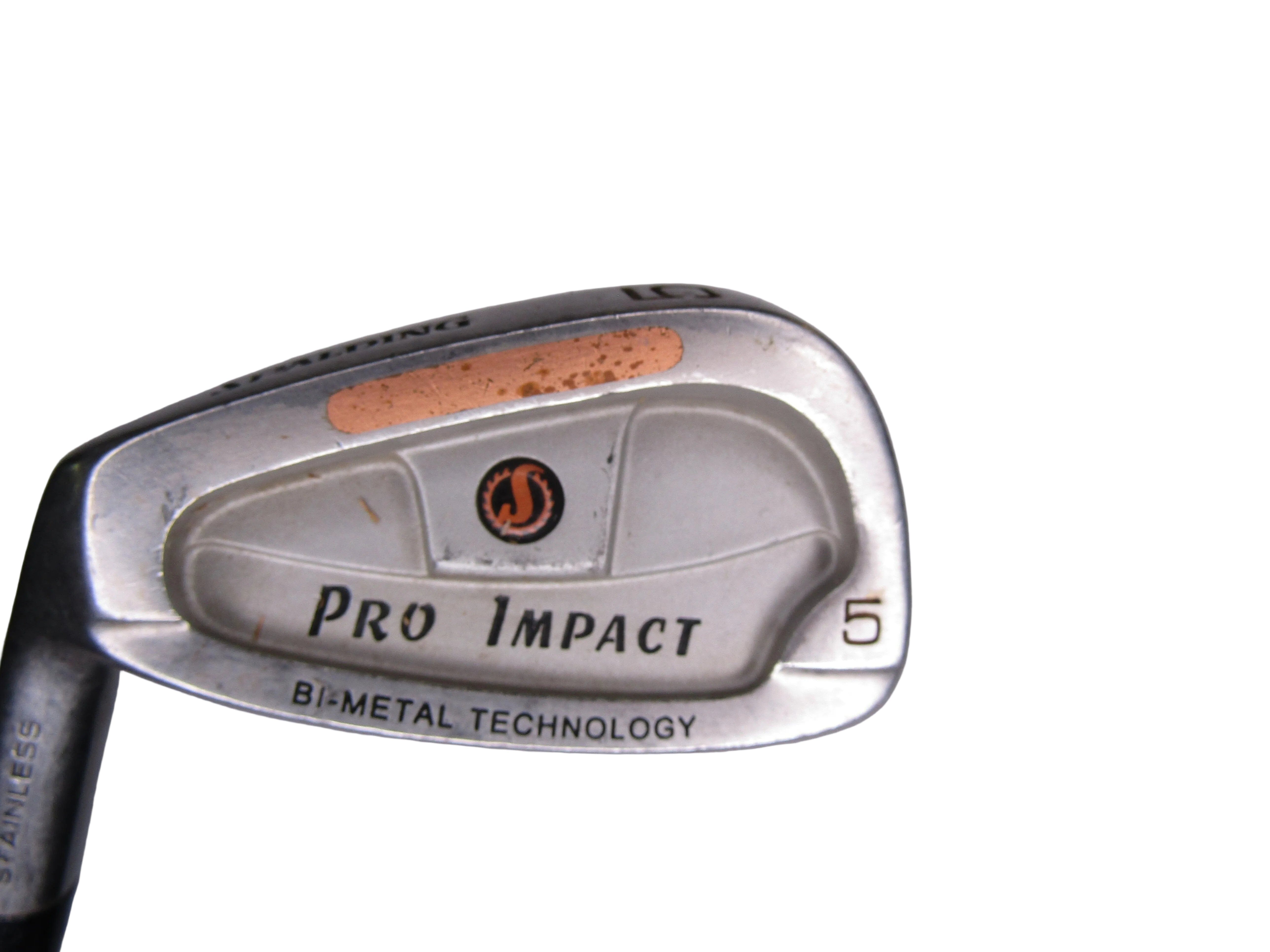 Spalding Pro Impact #5 Iron Regular+ Flex Steel Shaft Men's Left Pre-Owned Irons Spalding 