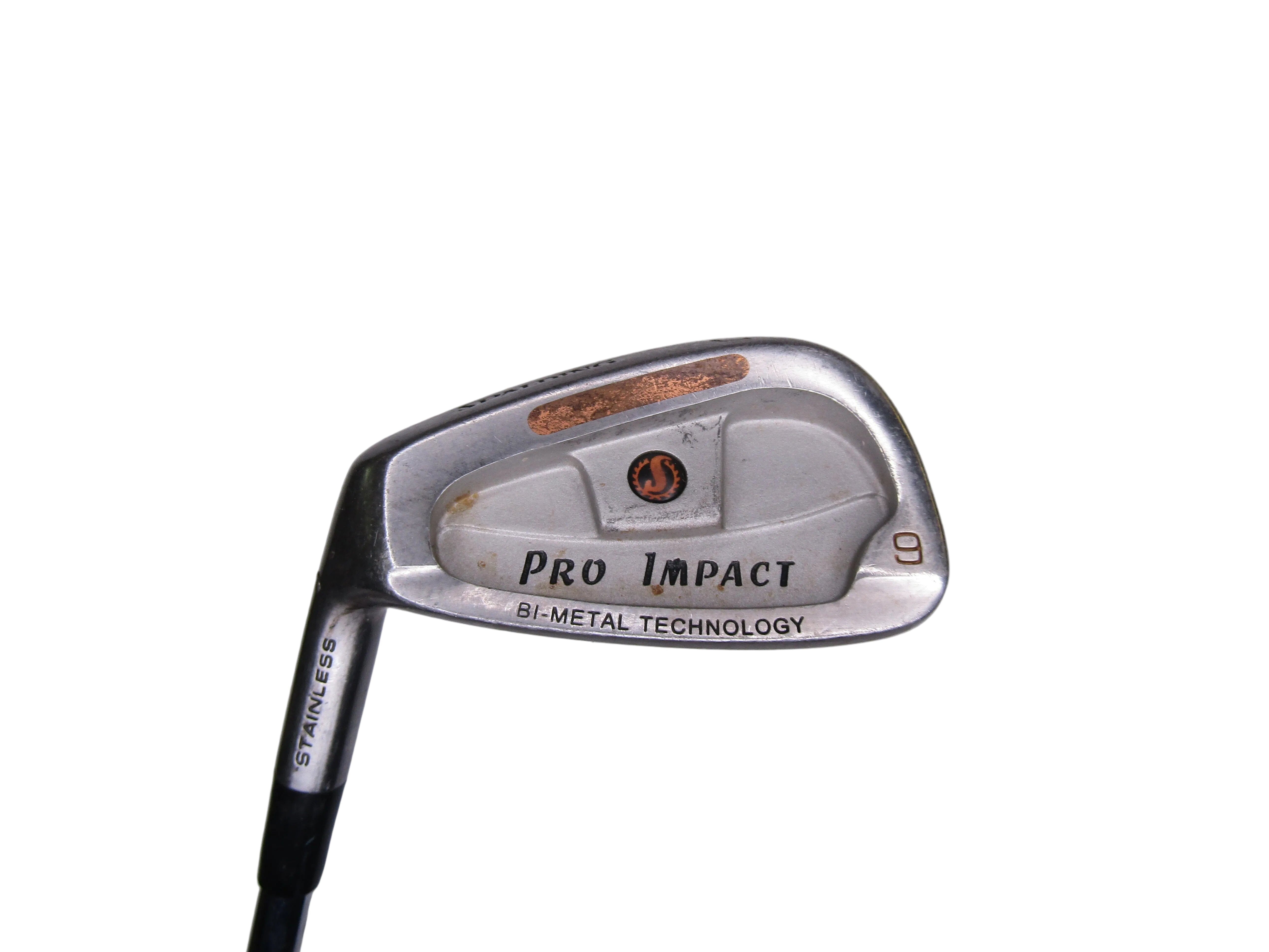 Spalding Pro Impact #9 Iron Regular+ Flex Steel Shaft Men's Left Pre-Owned Irons Spalding 
