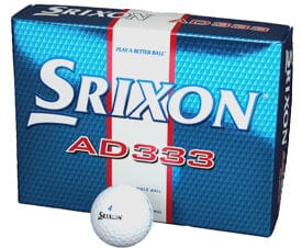 Srixon AD333 Golf Balls Golf Balls Srixon Box/12 