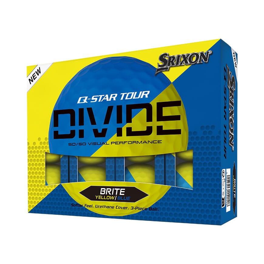 ボール bird Jr Z-STAR DIVIDE Golf Balls – White / Tour Yellow – Dunlop