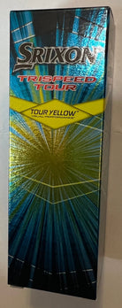 Srixon TriSpeed Tour Yellow Golf Balls Golf Balls Srixon Sleeve/3 Yellow 