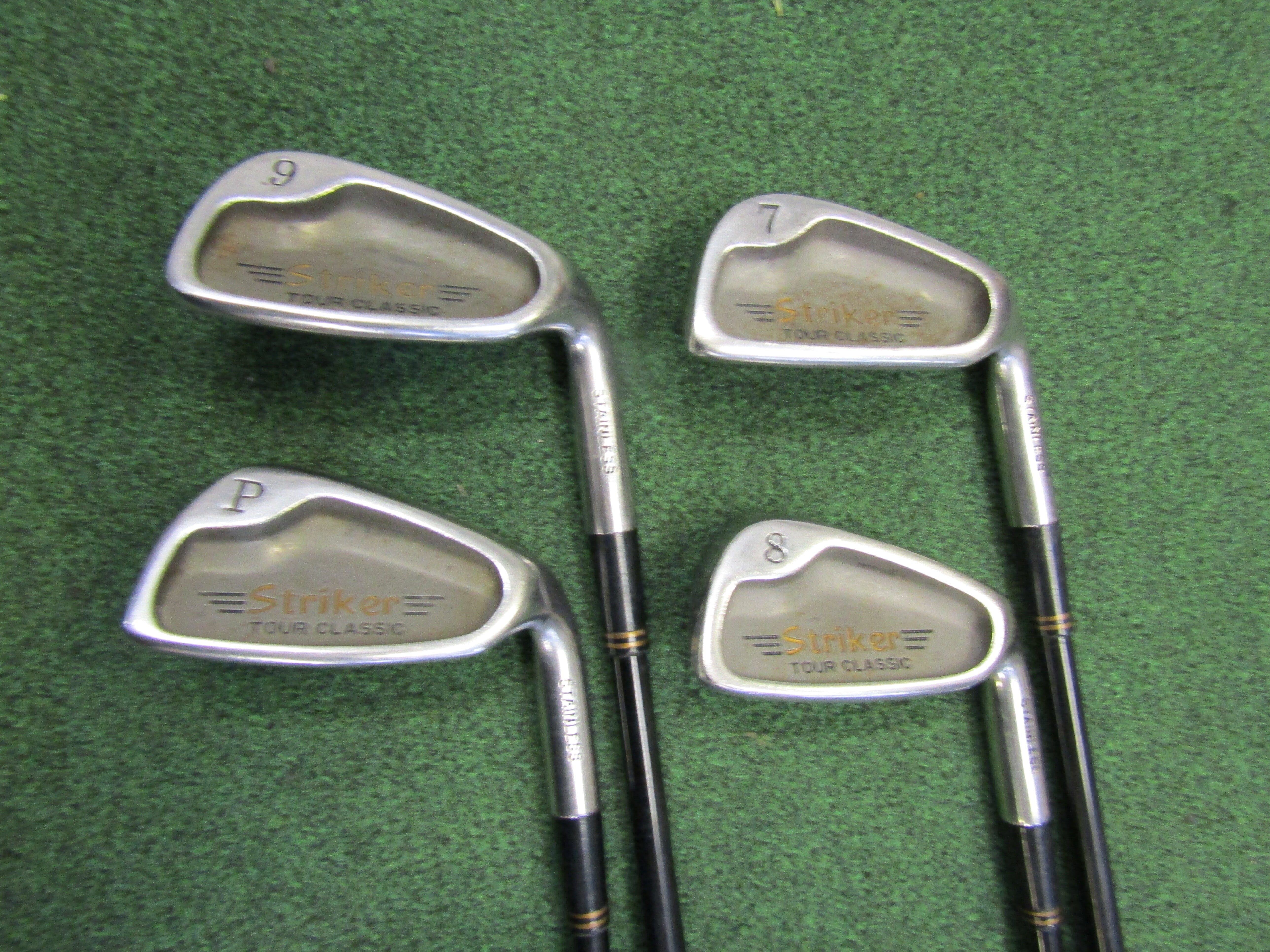 Striker #7 - PW 4 pc. Iron Set Regular Flex Graphite Men's Right Pre-Owned Iron Sets Golf Trends 