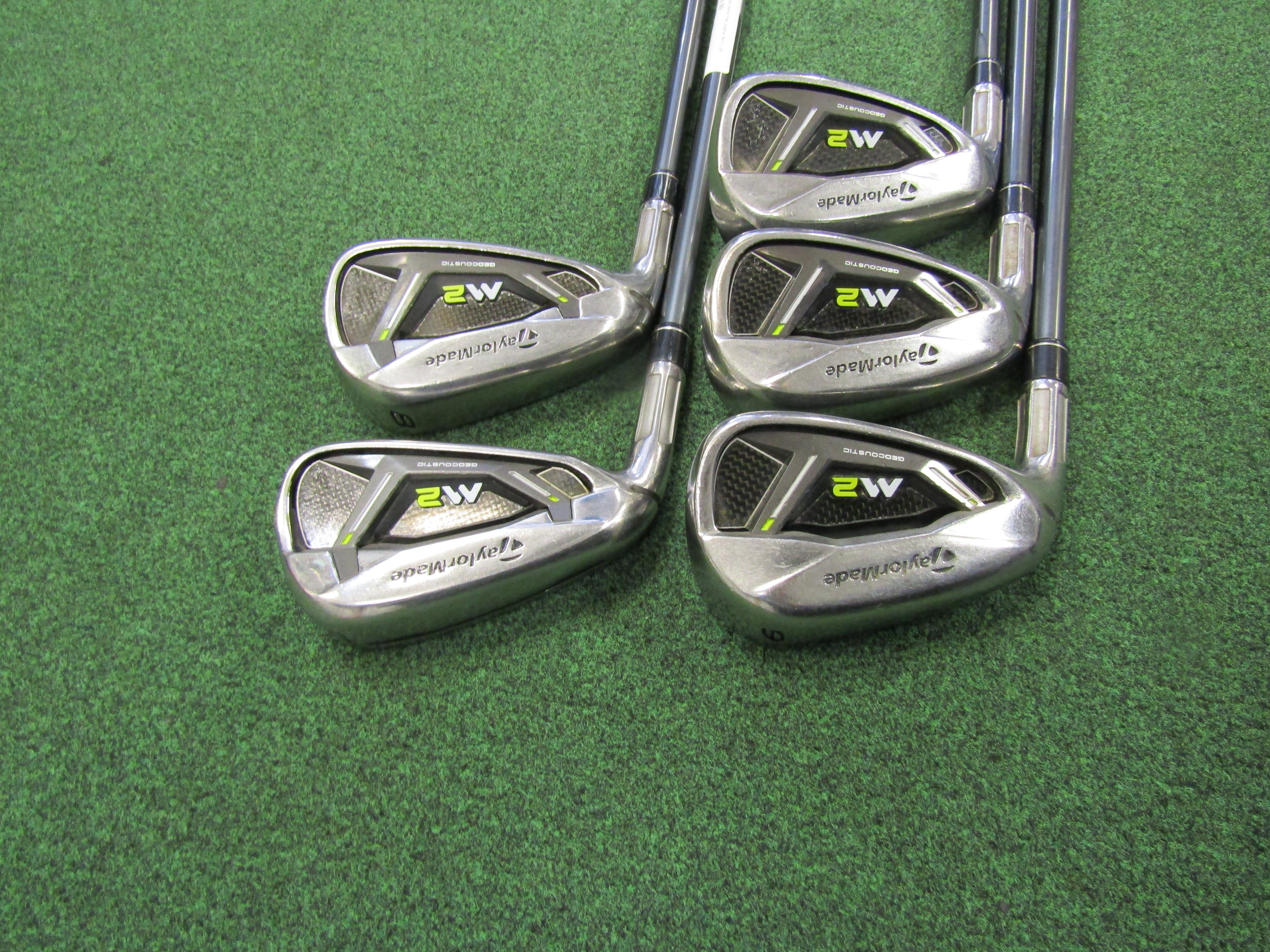 TaylorMade M2 #7-PW, AW 5 pc. Iron Set Senior Flex Graphite Men's Left Pre-Owned Iron Sets TaylorMade 
