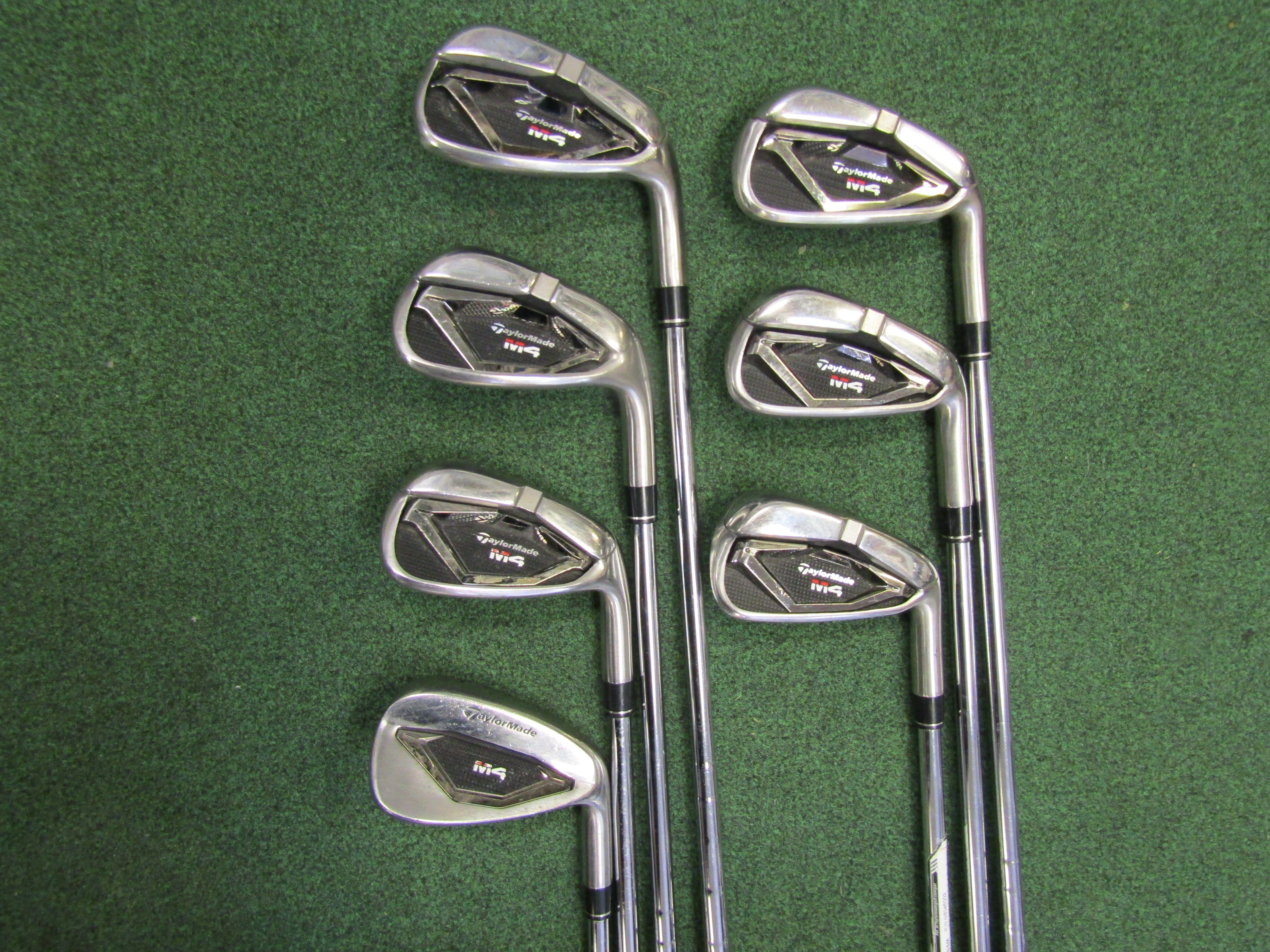 TaylorMade M4 #5-PW, AW 7 pc. Iron Set Stiff Flex Steel Men's Right Pre-Owned Iron Sets TaylorMade 