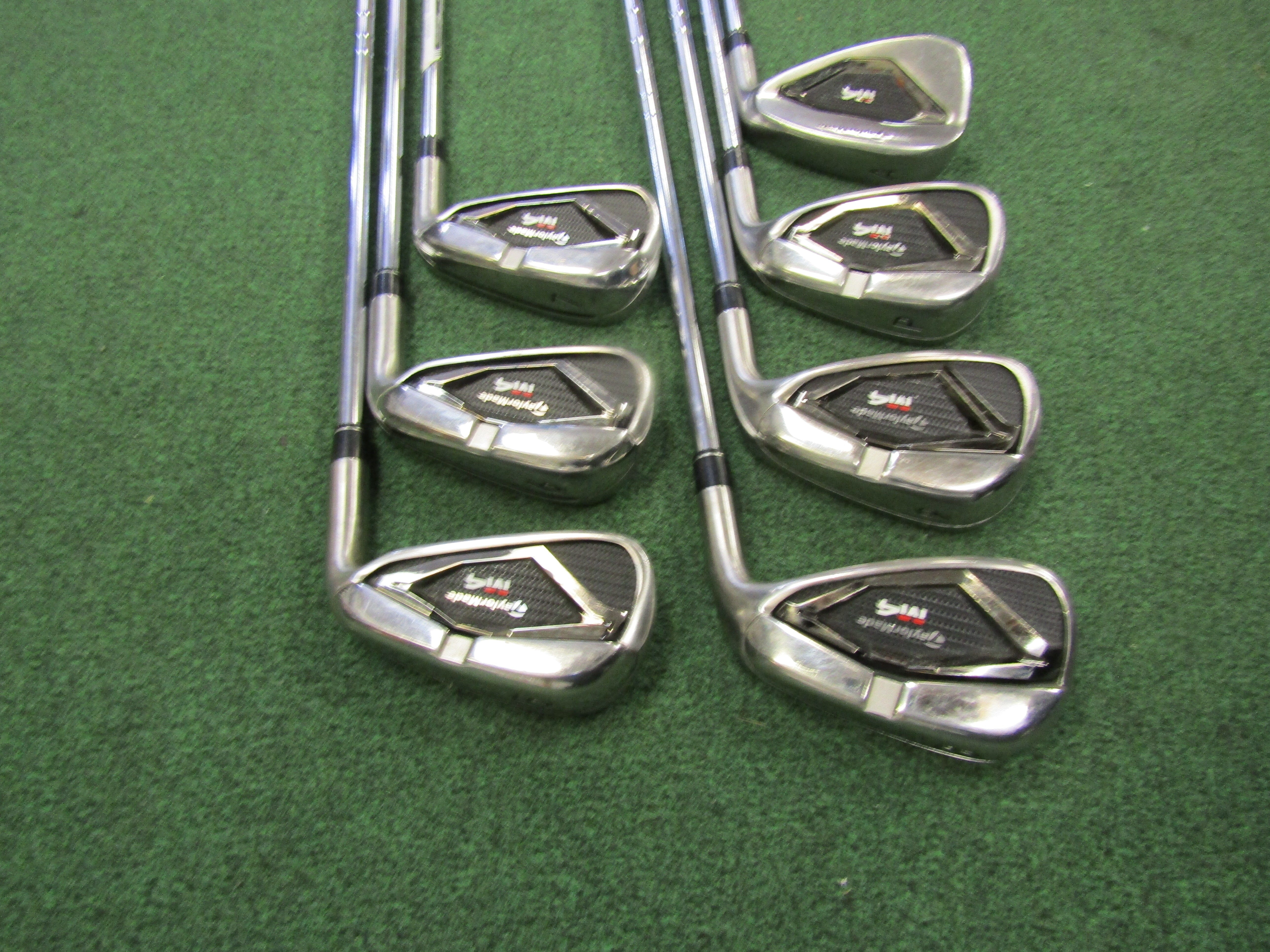 TaylorMade M4 #5-PW, AW 7 pc. Iron Set Stiff Flex Steel Men's Right Pre-Owned Iron Sets TaylorMade 