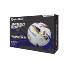 TaylorMade NFL Ravens Speedsoft Ink Golf Balls Golf Balls TaylorMade Box/12 White 