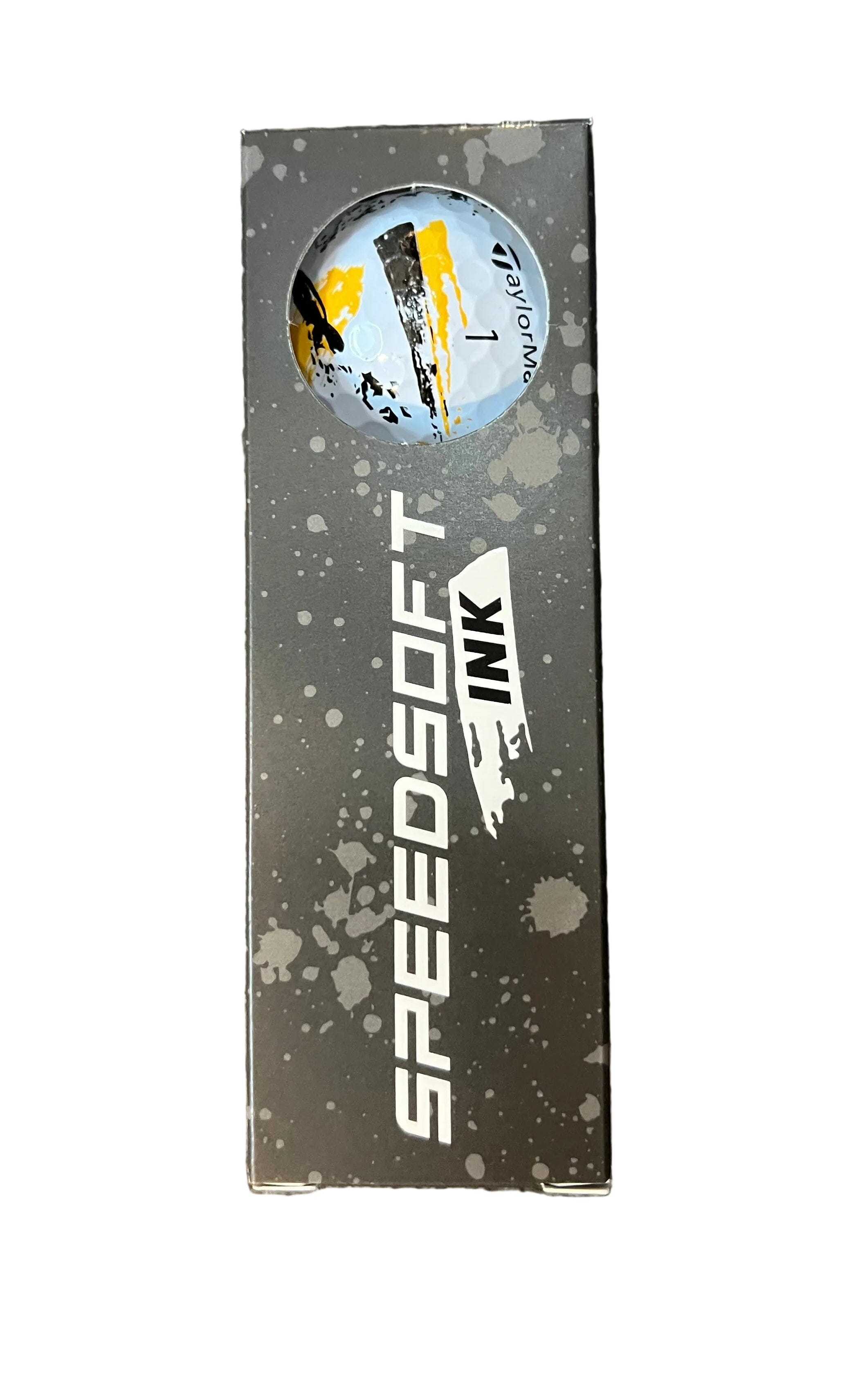 TaylorMade NFL Speedsoft Ink Golf Balls Golf Balls TaylorMade Sleeve/3 White Pittsburgh Steelers