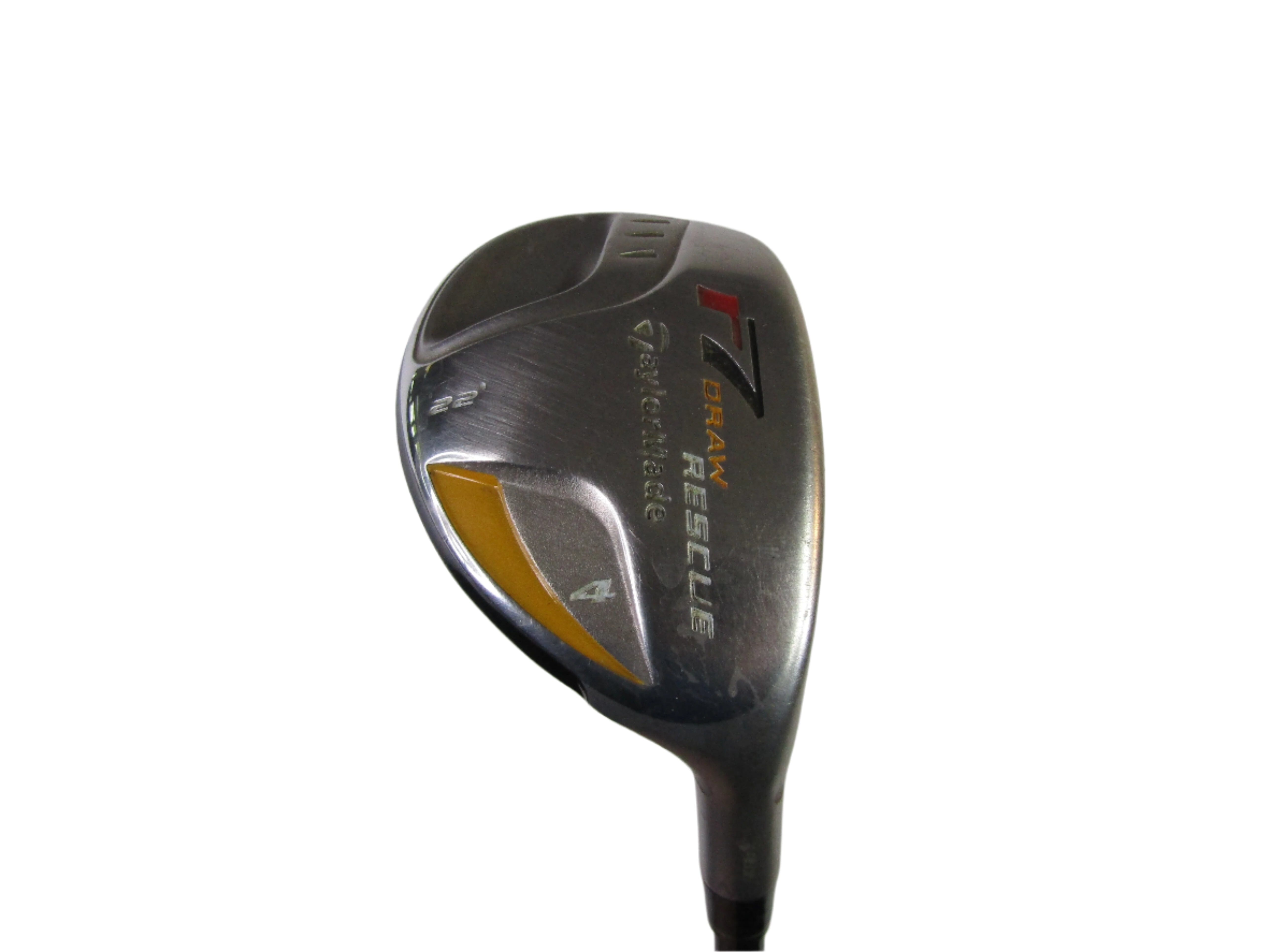 TaylorMade R7 Draw #4 22° Rescue Club Stiff Flex Graphite Men's Right Pre-owned Hybrids TaylorMade 