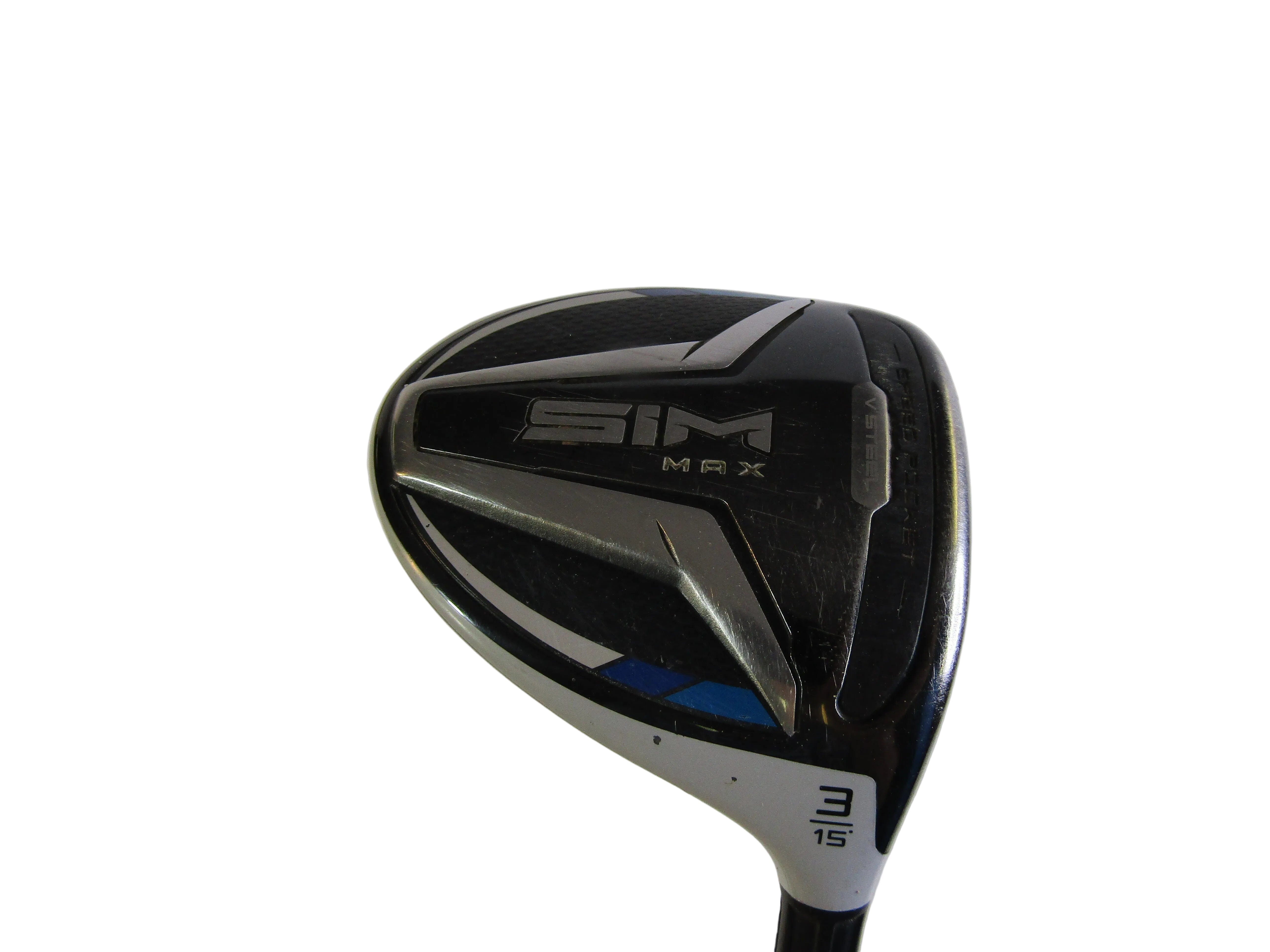 TaylorMade Sim Max #3 15° FW Stiff Flex Graphite Men's Right Hc Pre-Owned Fairway Woods TaylorMade 