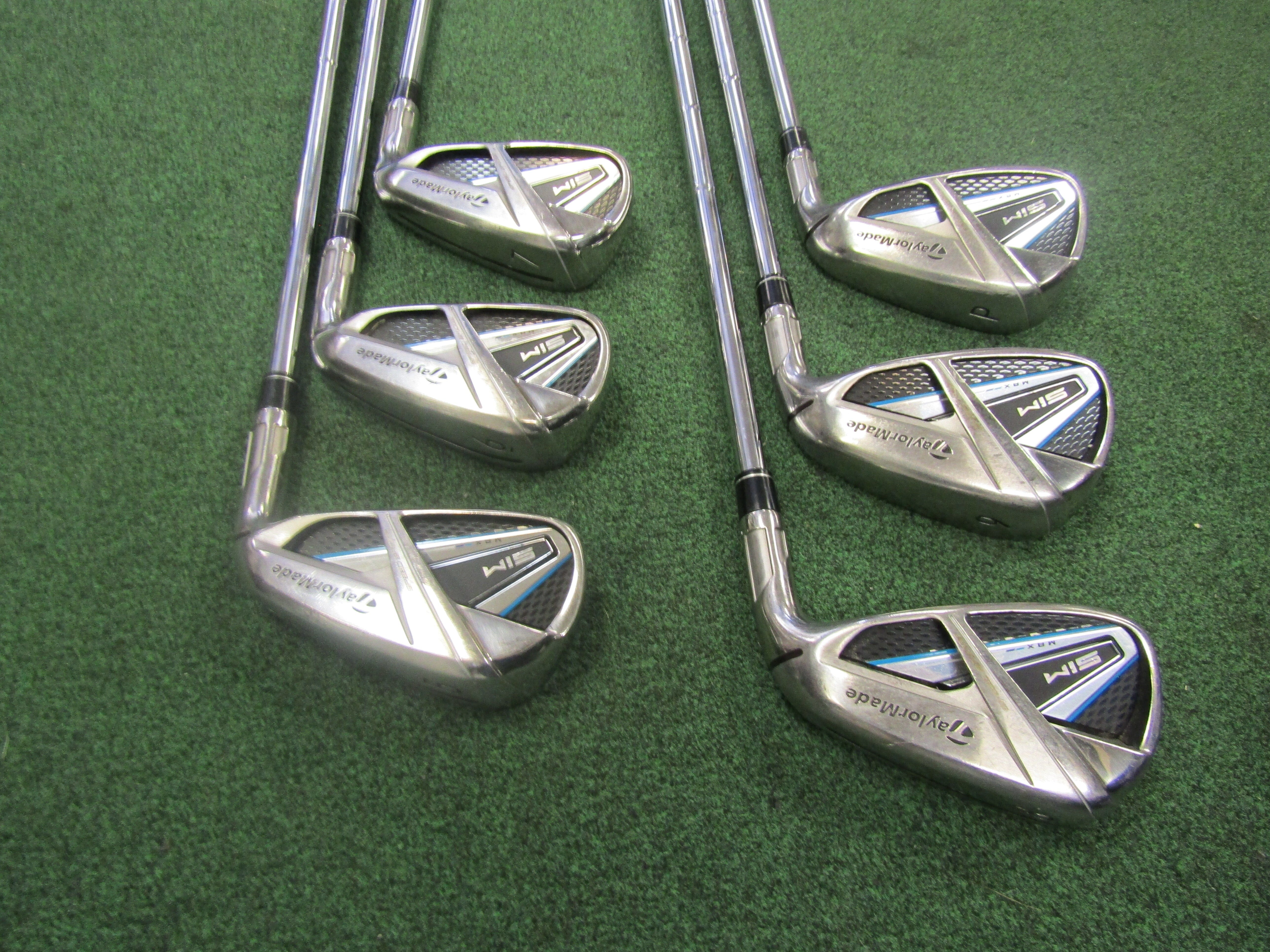 TaylorMade Sim Max #5-PW 6pc Iron Set Stiff Flex Steel Men's Right Pre-Owned Iron Sets TaylorMade 