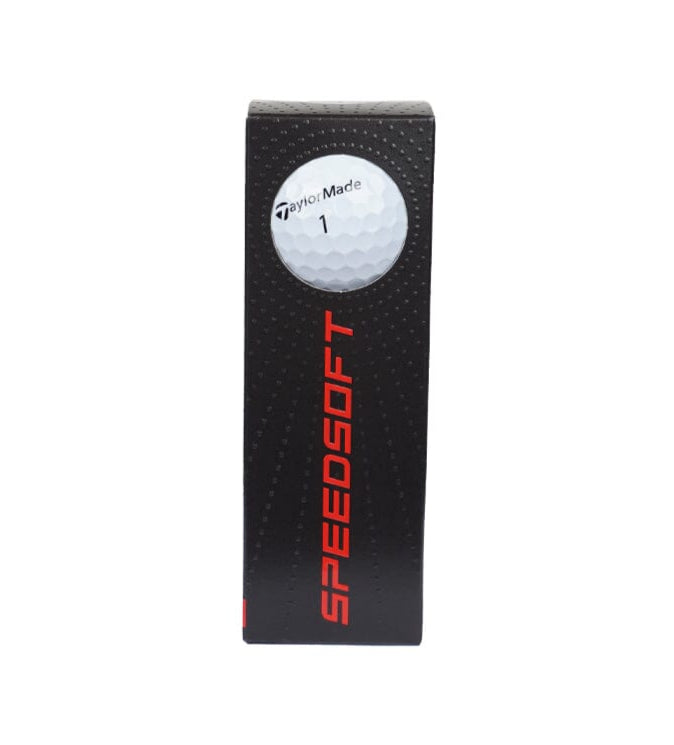 TaylorMade TM24 SpeedSoft Golf Balls TaylorMade TM 24 Sleeve/3 White 