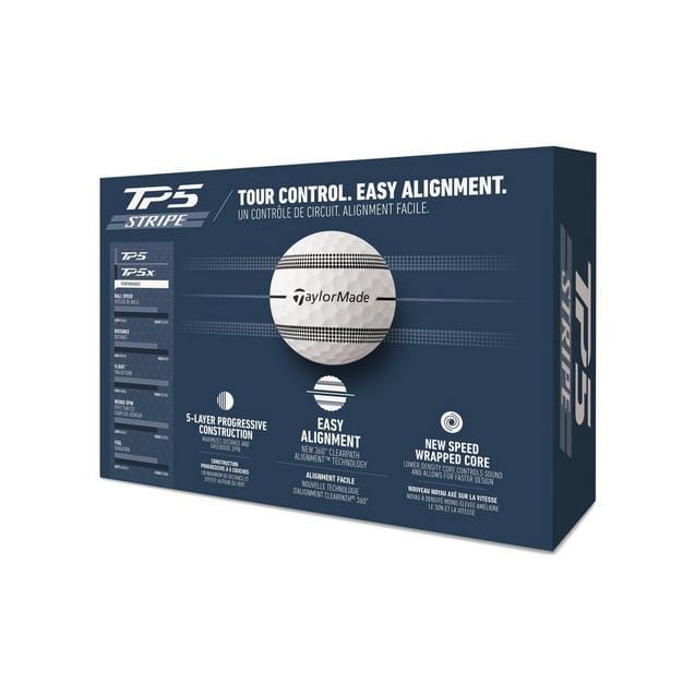 TaylorMade TM24 TP5 Stripe Golf Balls Golf Balls TaylorMade 