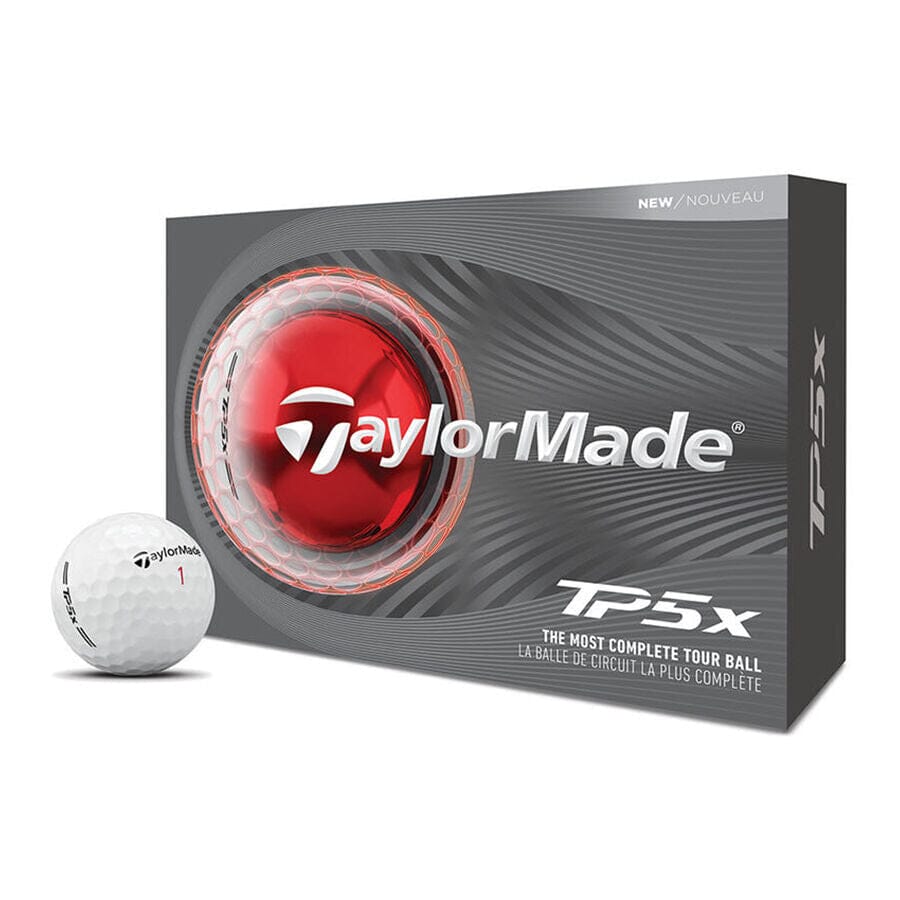 TaylorMade TM26 TP5x Golf Balls Golf Balls TaylorMade Box/12 White 