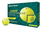 TaylorMade Tour Response '22 Golf Balls Golf Stuff - Low Prices - Fast Shipping - Custom Clubs Yellow Box/12 