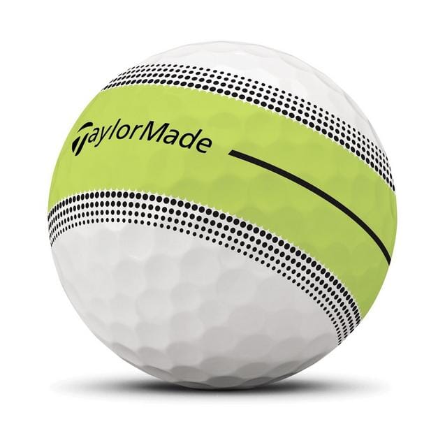 TaylorMade Tour Response Stripe '26 Golf Balls Golf Balls TaylorMade White/Yellow Sleeve/3 
