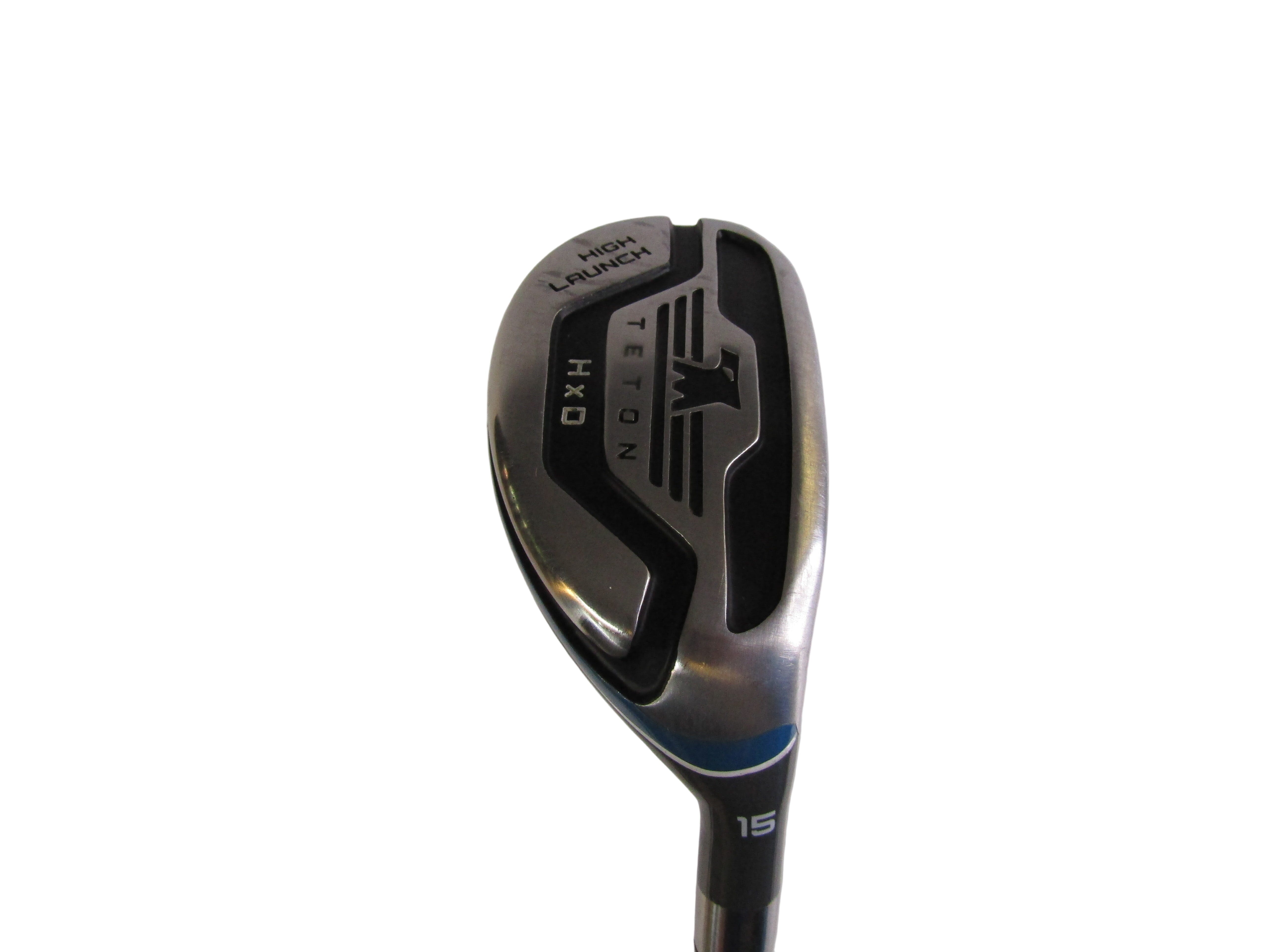 Teton HXD 15° High Launch Hybrid Driver Senior Flex Graphite Men's Right Hc Pre-Owned Hybrids Teton 