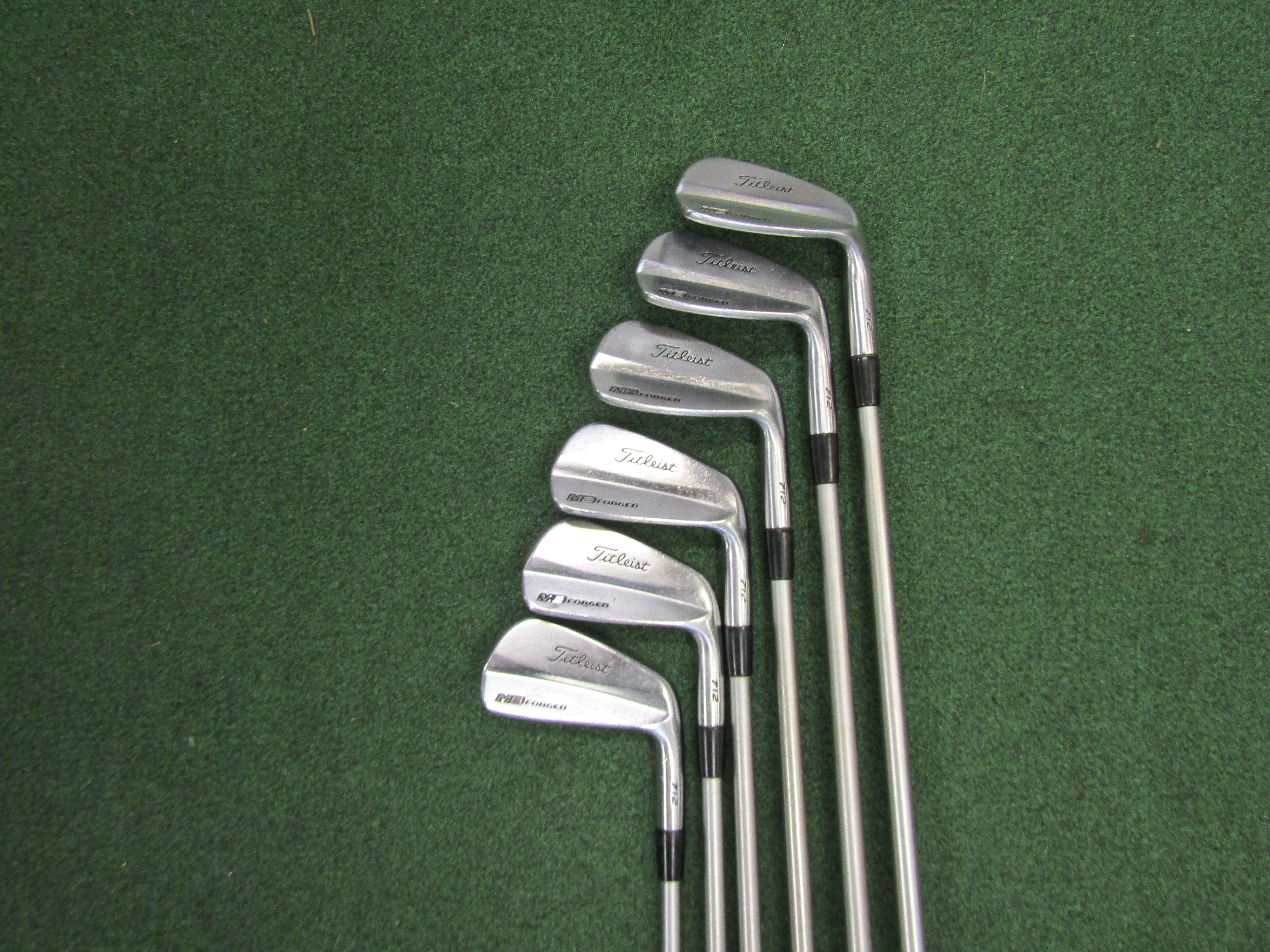Titleist 712 MB Forged #5 - PW 6 pc. Iron Set Stiff Flex Steel Men's Right Pre-Owned Iron Sets Titleist 