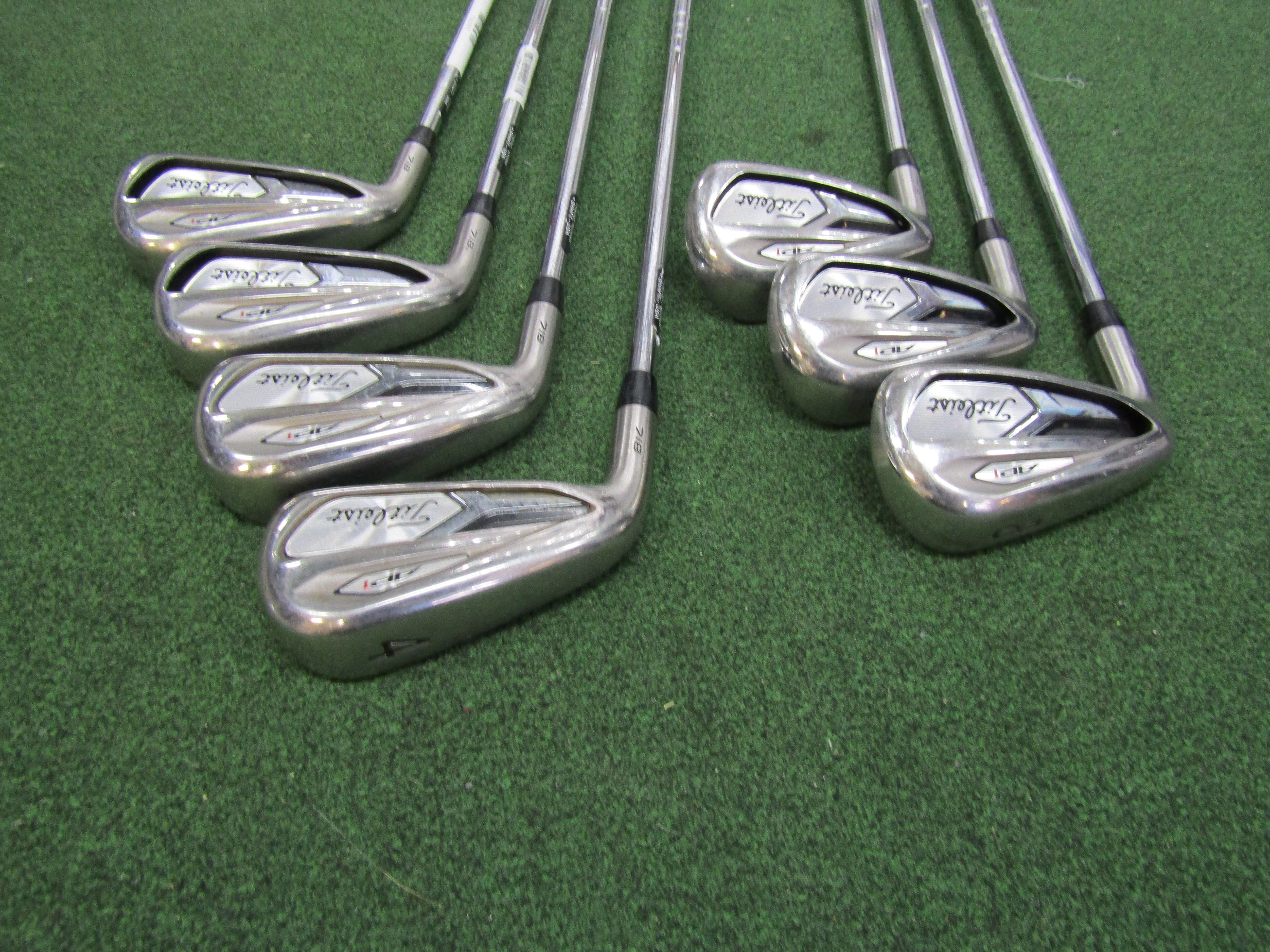 Titleist AP1 Iron Set #4-PW Stiff Flex Steel Men's Left Pre-Owned Iron Sets Titleist 