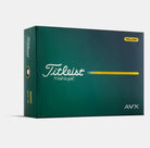 Titleist AVX 2026 Golf Balls Golf Balls Titleist Box/12 Yellow 