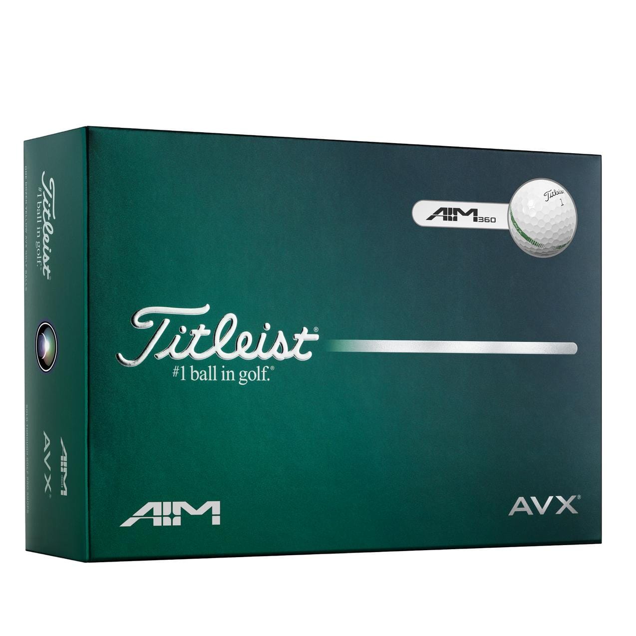 Titleist AVX Aim 360 2026 Golf Balls Golf Balls Titleist Box/12 White 
