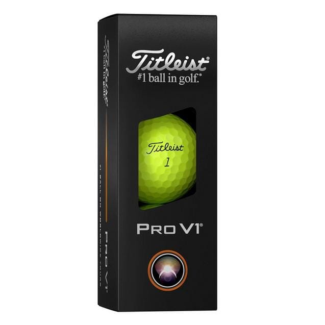Titleist Pro V1 2025 Golf Balls Golf Balls Titleist Sleeve/3 Yellow 