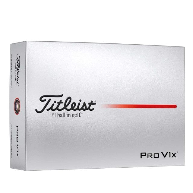 Titleist Pro V1x 2025 Golf Balls Golf Balls Titleist Box/12 White 