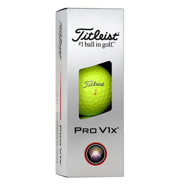 Titleist Pro V1x 2025 Golf Balls Golf Balls Titleist Sleeve/3 Yellow 