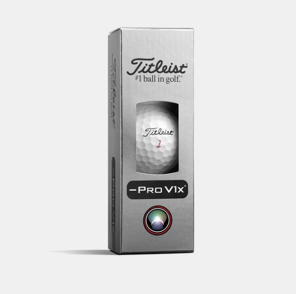 Titleist Pro V1x Left Dash 2026 Golf Balls Golf Balls Titleist Sleeve/3 White 