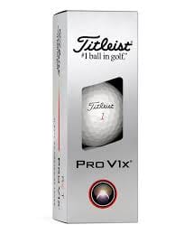 Titleist Pro V1x RCT Golf Balls Golf Balls Titleist Sleeve/3 White 