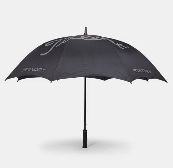 Titleist StaDry Single Canopy Umbrella TA23STSCU-02 Black/Charcoal Umbrellas Golf Stuff Black/Charcoal 