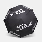 Titleist Tour Double Canopy Umbrella TA23TDCU-01 Black/White Umbrellas Golf Stuff 