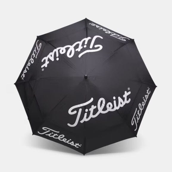 Titleist Tour Double Canopy Umbrella TA23TDCU-01 Black/White Umbrellas Golf Stuff 