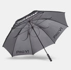 Titleist Tour Double Canopy Umbrella TA23TDCU-01 Black/White Umbrellas Golf Stuff 
