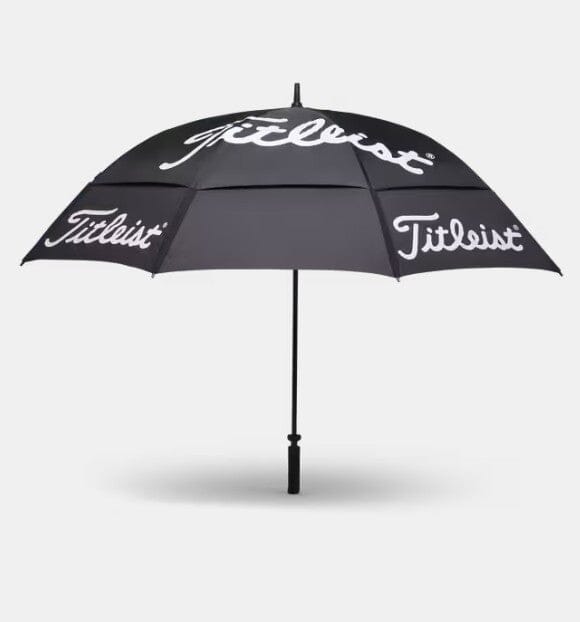 Titleist Tour Double Canopy Umbrella TA23TDCU-01 Black/White Umbrellas Golf Stuff Black/White 