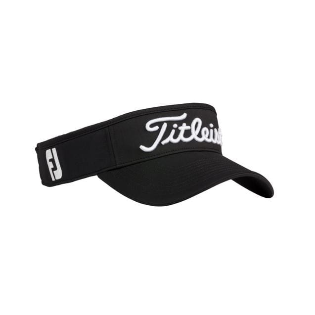 Titleist Tour Perf Visor Staff TH25VTP Headwear Titleist Black 