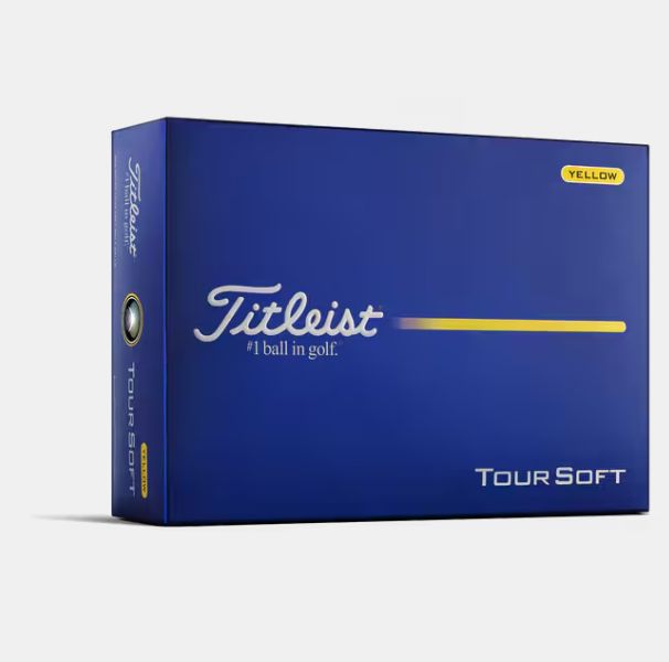 Titleist Tour Soft 2026 Golf Balls Golf Balls Titleist Box/12 Yellow 