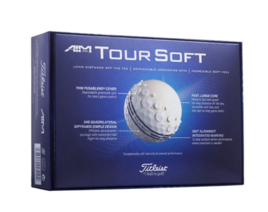 Titleist Tour Soft Aim 360 Golf Balls '24 – Golf Stuff